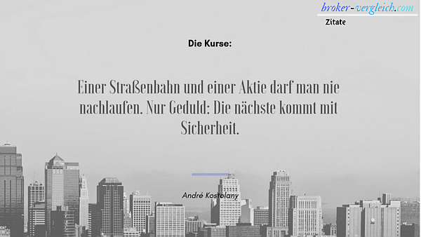 Andre Kostolany Aktienspruch