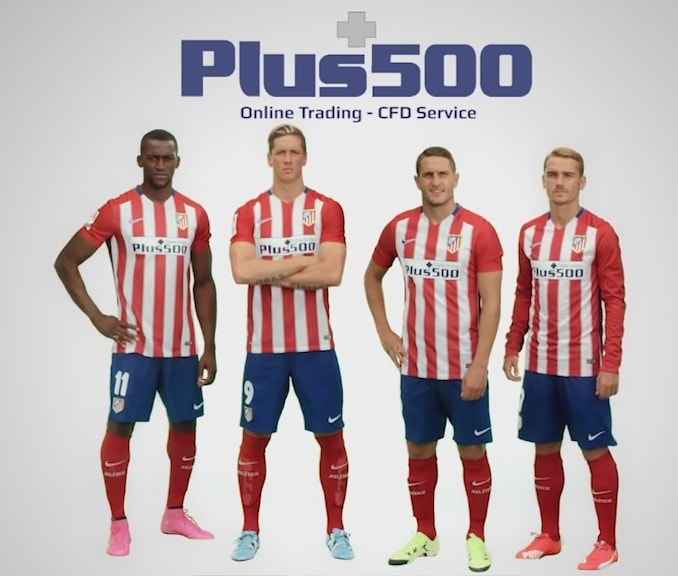 Plus500 als Sponsor von Atletico Madrid